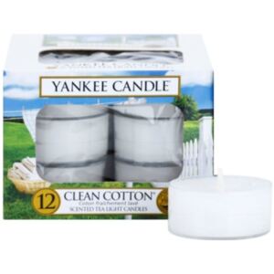 Yankee Candle Clean Cotton teamécses 12 x 9,8 g