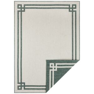 Manito zöld-krémszínű kültéri szőnyeg, 80 x 150 cm - Bougari