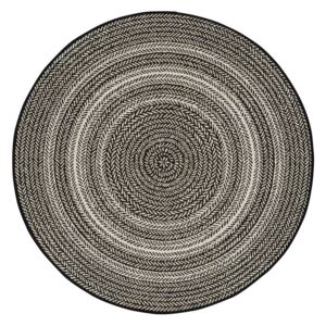 Silvana Rutto fekete kültéri szőnyeg, ⌀ 120 cm - Universal