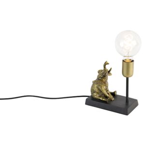 Vintage asztali lámpa sárgaréz - Elefant Sidde