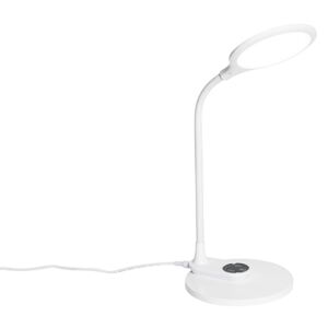 Asztali és fali lámpa fehér, LED-del, fényérzékelővel - Joni