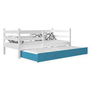 Marobútor Racek P2 ágy pótággyal fehér mdf szín Szín: Kék