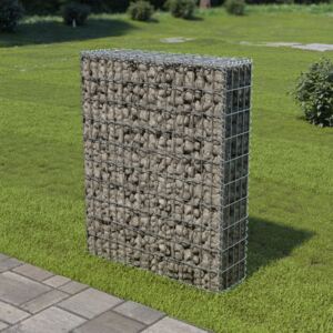 Horganyzott acél gabion fal felső zárással 80 x 20 x 100 cm