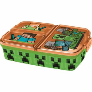 Minecraft Több rekeszes uzsonnás doboz, szendvicsdoboz