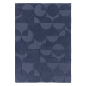 Gigi kék gyapjúszőnyeg, 160 x 230 cm - Flair Rugs