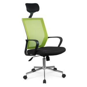 Irodai szék H1873 58x51x117cm Zöld + fekete