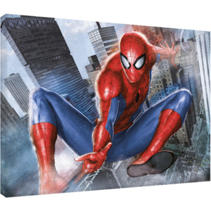 Vászonkép Spider-Man - In Action, (80 x 60 cm)
