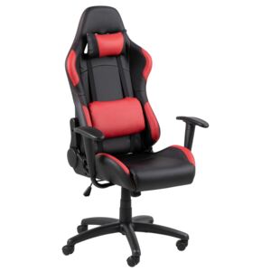 Gamer szék NJ1790 Fekete + Piros