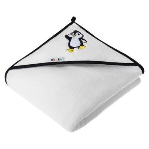 Kapucnis fürdőlepedő 100*100 cm - Pingvin