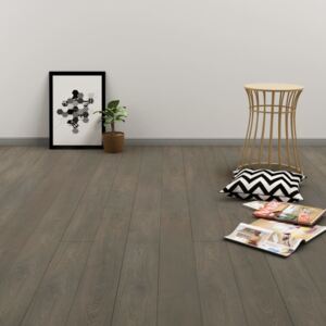 Szürke és barna öntapadós PVC padlódeszkák 4,46 m²