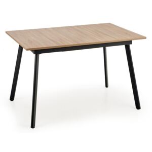 Asztal H2448 Sonoma tölgy + szürke + fekete