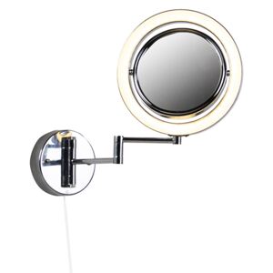 Design fürdőszoba tükör króm, állítható LED-mel, IP44 - Vicino