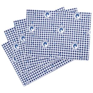 Country tányéralátét kék kockás, 33 x 45 cm, 4 db-os szett