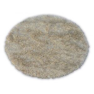 Love szőnyeg Shaggy kör minta 93600 bézs kerék 120 cm