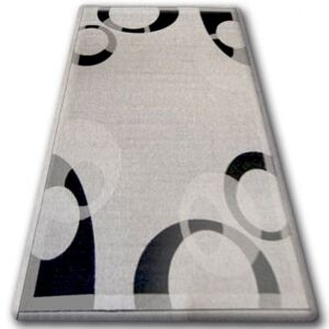 Fonott sizal floorlux szőnyeg 20078 ezüst / fekete 60x110 cm