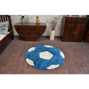 Happy gyermek szőnyeg - kör labda kék kerék 80 cm