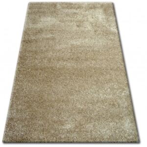 Shaggy narin szőnyeg P901 sötét bézs 60x100 cm