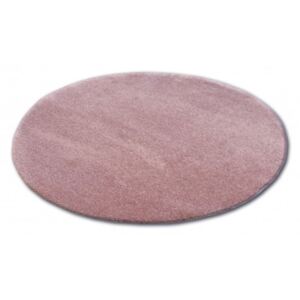 Shaggy szőnyeg kör micro rózsaszín kerék 60 cm