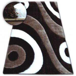 Shaggy szőnyeg space 3D B314 c.barna 80x150 cm