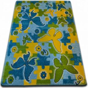Gyerekek szőnyeg Pillangó kék C429 120x170 cm
