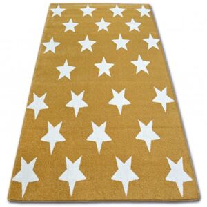 Sketch szőnyeg - FA68 arany/krém - Csillagok 80x150 cm