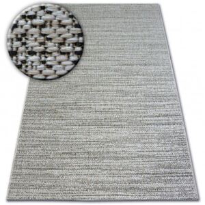 Fonott sizal floorlux szőnyeg 20389 ezüst / fekete KEVEREDÉS 6