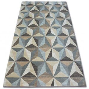 Argent szőnyeg - W6096 Háromszögek Bézs / Kék 133x190 cm