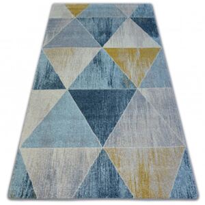 Nordic szőnyeg TRIANGLE kék/krém G4584 80x150 cm