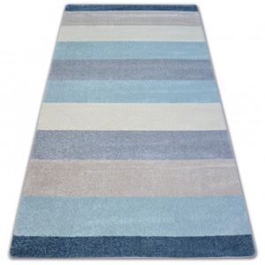 Nordic szőnyeg CSÍKOK krém/kék G4577 80x150 cm