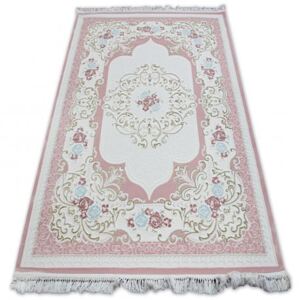 Akril mirada szőnyeg 5411 Rózsaszín ( Pembe ) rojt 80x150 cm