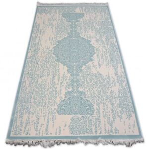 Akril mirada szőnyeg 5410 Fényes kék ( Mavi ) rojt 160x230 cm
