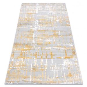 Akril DIZAYN szőnyeg 122 sárga / világos szürke 120x180 cm