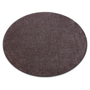 SANTA FE szőnyeg kör barna 42 egyszerű, egyszínű kerék 100