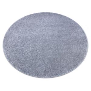 SANTA FE szőnyeg kör ezüst 92 egyszerű, egyszínű kerék 100