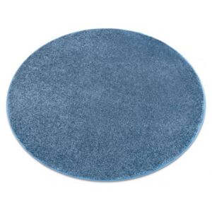 SANTA FE szőnyeg kör kék 74 egyszerű, egyszínű kerék 100 c