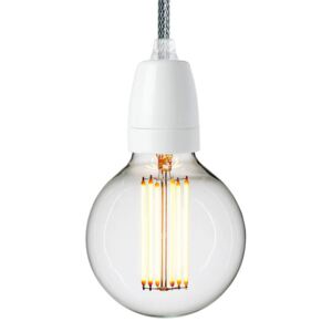 NUD lámpafüggeszték CLASSIC White, "neutral grey" vezetékkel