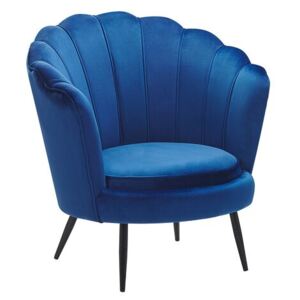 Fotel LAVIKE (bársony) (kék). 1018508