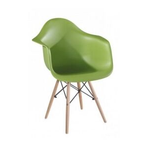 Fotel, zöld|bükk, DAMEN NEW
