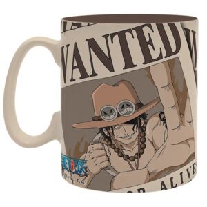 One Piece - Wanted Ace bögre