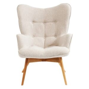Vicky Ecru fehér fotel - Kare Design