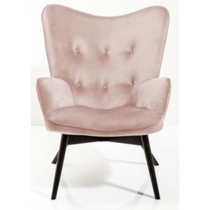 Vicky világos rózsaszín fotel - Kare Design