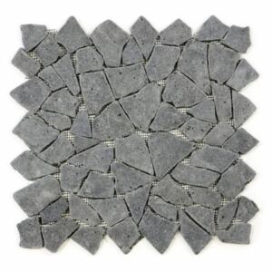 GARTH Andezit mozaik burkolat Fekete/Sötétszürke