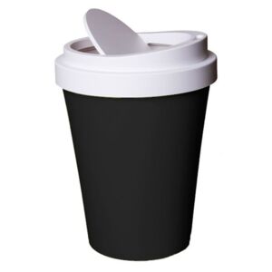 Coffee Bin fekete-fehér szemetes - Qualy&CO