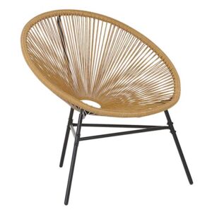 Trendi spagettivonalas kialakítású szék bézs színben ACAPULCO