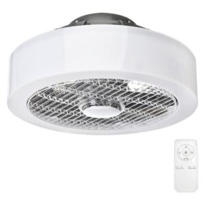 Milagro LED Szabályozható mennyezeti lámpa ventilátorral MISTRAL LED/45W/230V MI0832