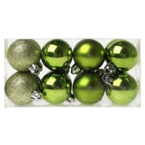 Karácsonyi díszek Christmas Planet 6479 4 cm (16 db) Zöld