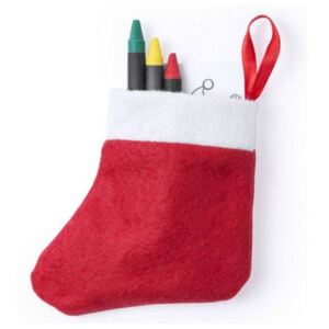Christmas Sock with Accessories 145570 Szín Piros