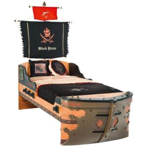 Cilek BLACK PIRATE S gyerek hajós ágy (90x190 cm)