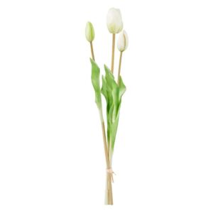 FLORISTA tulipán 3 db-os, fehér 47 cm