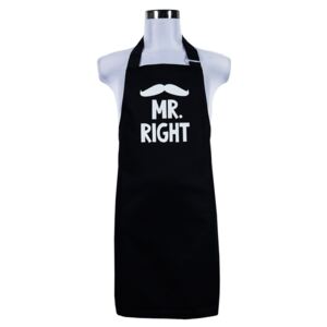 Sikk a konyhában konyhai kӧtény férfiaknak Mr. Right, 70 x 75 cm